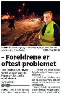 Ja mon det, Tore Jeremiassen og Trygg Trafikk?