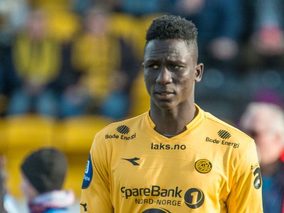 Vieux Sanè har vært oppsiktsvekkende dårlig for Bodø/Glimt så langt i 2015. Foto: Per-Inge Johnsen.