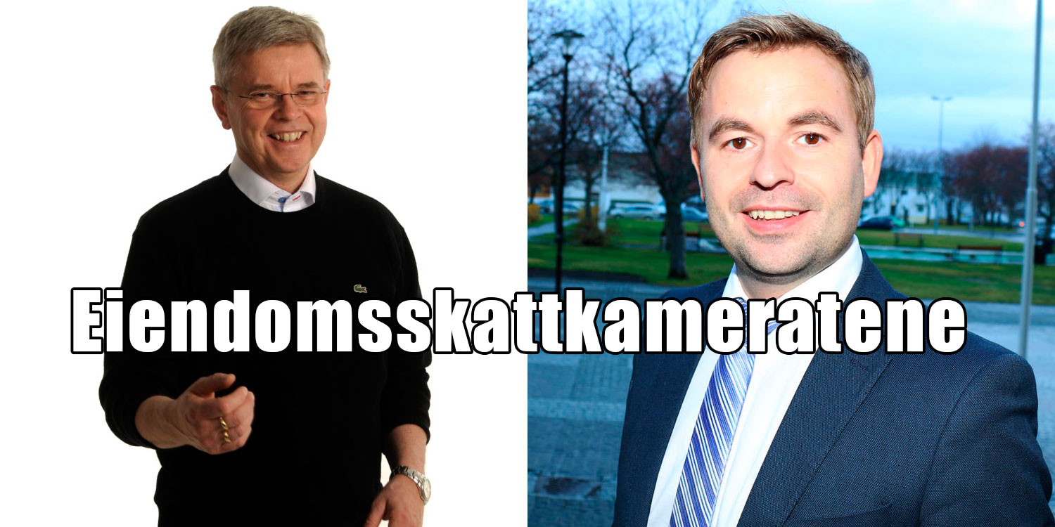 Ordfører Ole Henrik Hjartøy og Varaordfører Allan Ellingsen klarte ikke la være å øke eiendomsskatten.
