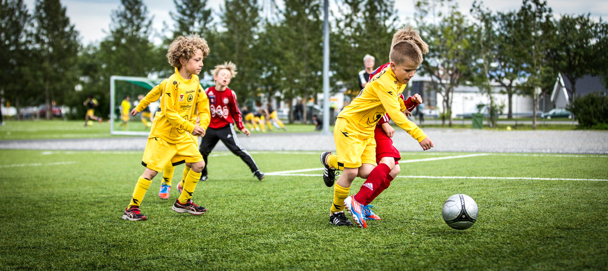 Barnefotball, illustrasjonsbilde fra 2013. Foto: Per-Inge Johnsen.
